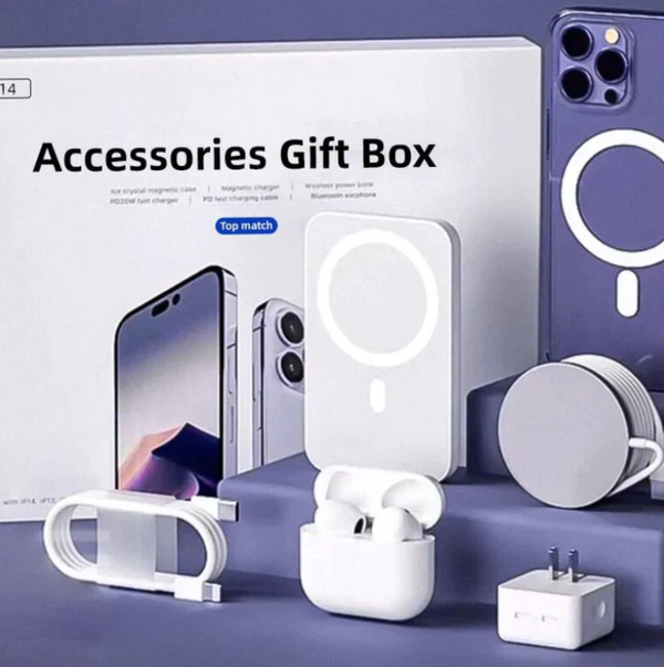 Kit Acessórios para Iphone - Gift Box Ultimate - 6 Acessórios